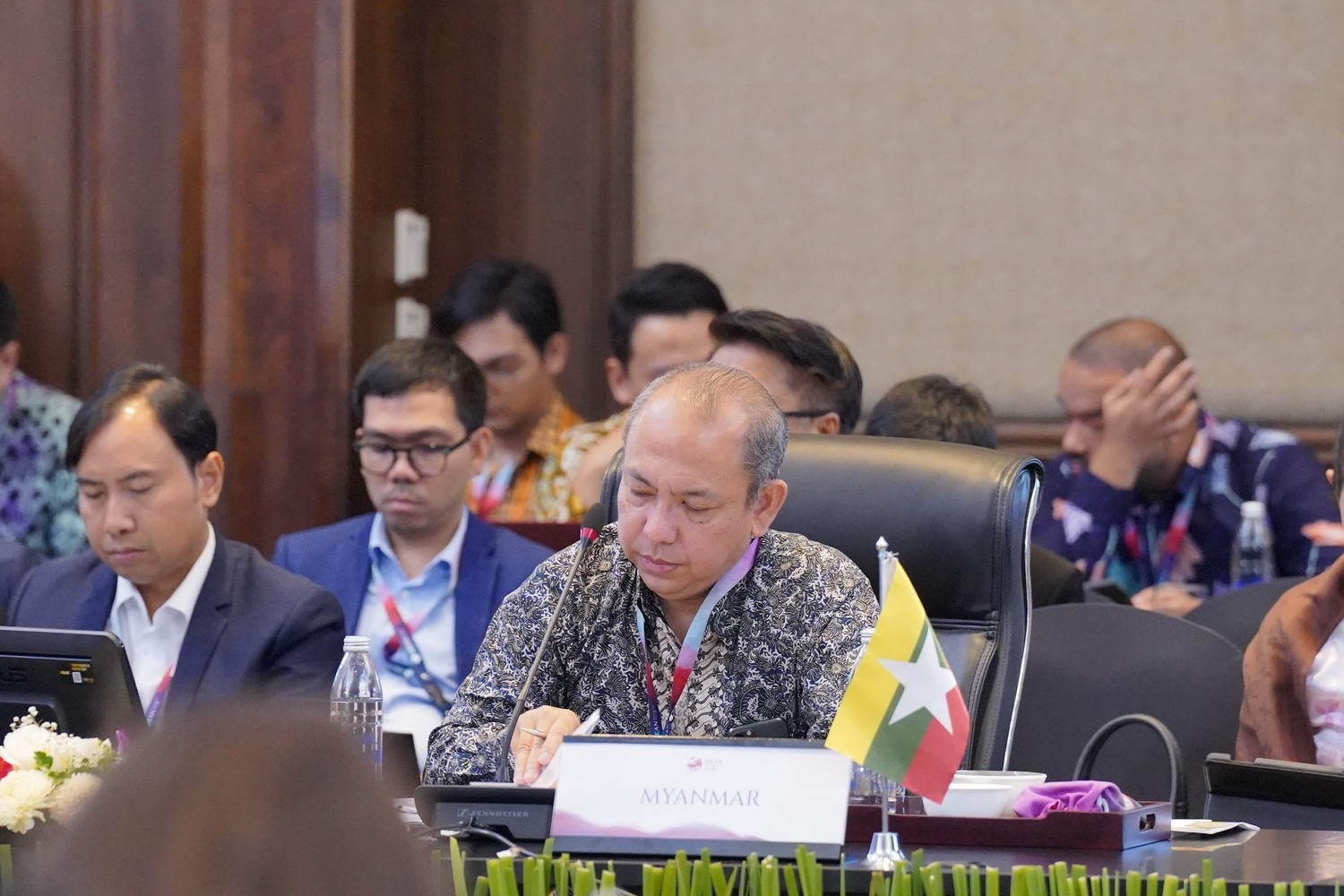 Myanmar Delegation led by Permanent Secretary for Foreign Affairs and ASEAN-Myanmar SOM Leader attends the ASEAN Senior Officials’ Meeting and Related Meetings(9 August2023)