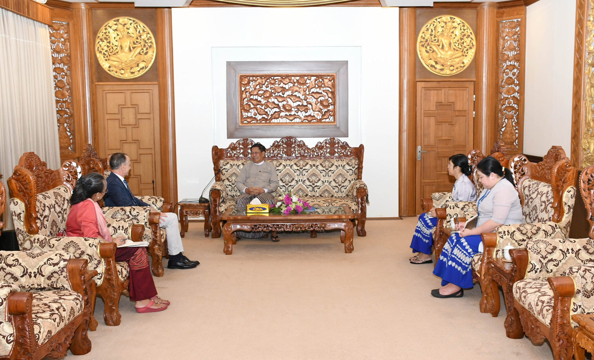 Deputy Prime Minister and Union Minister for Foreign Affairs receives Mr. Marcoluigi Corsi, United Nations Resident and Humanitarian Coordinator a.i. (28-2-2024)